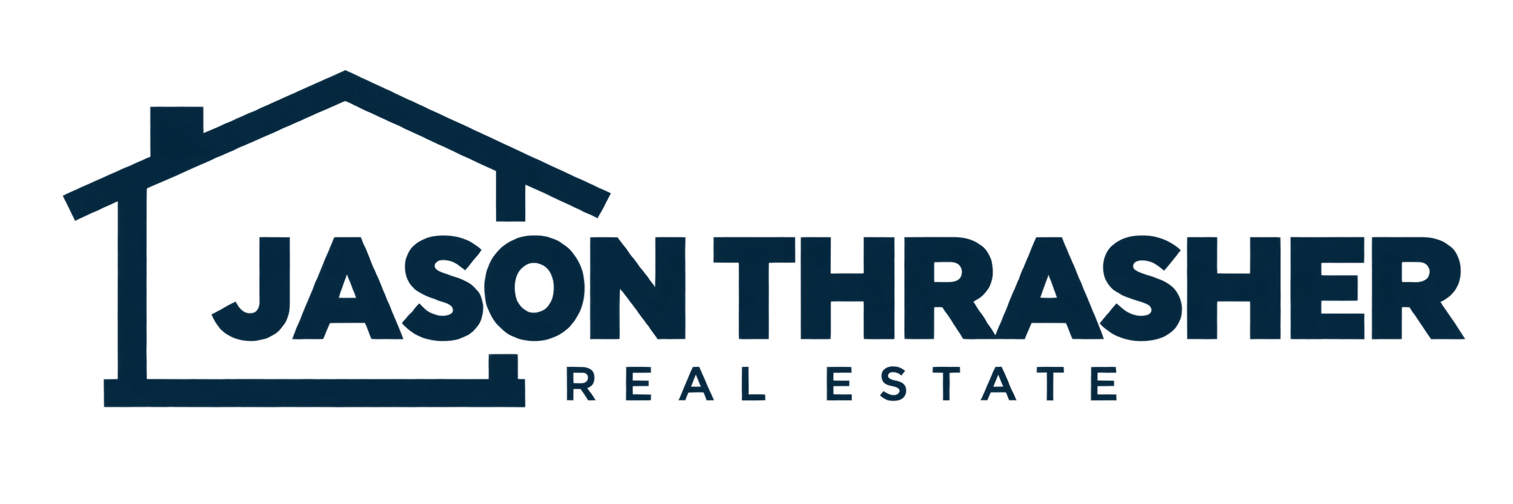 Jason Thrasher Real Estate — Craftsman home logo